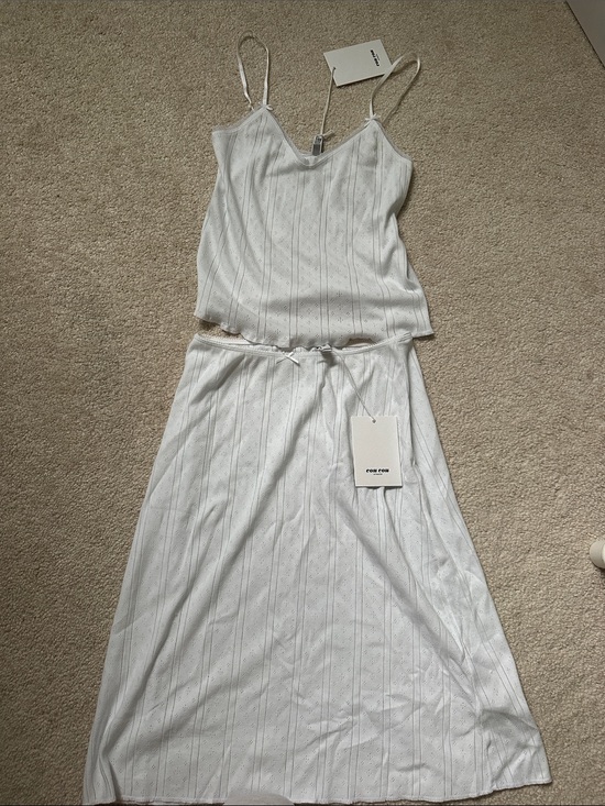 Cou Cou Intimates Dresses & Skirts - Cou cou intimates slip skirt and the long cami white